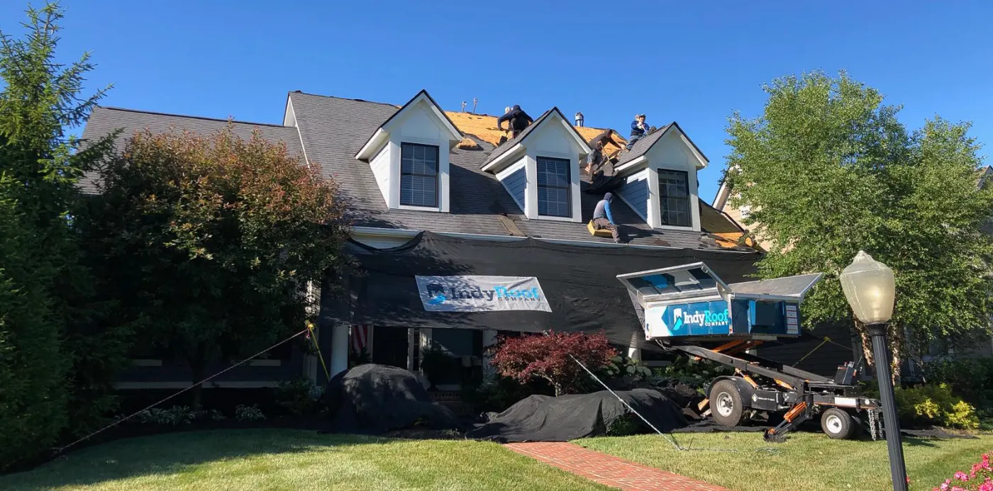 Flashing and seam work in Ridgeville
